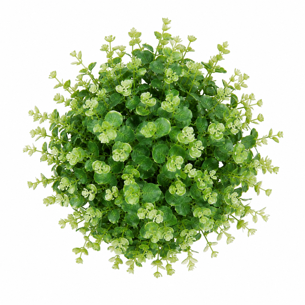 Lastingart Artificial Green Eucalyptus Plant with Plastic Pot