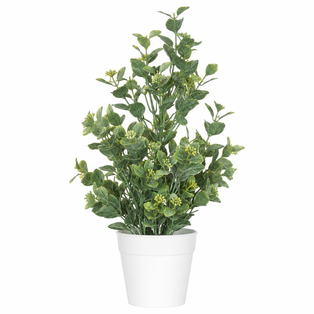 Lastingart Artificial Green Potted Plant